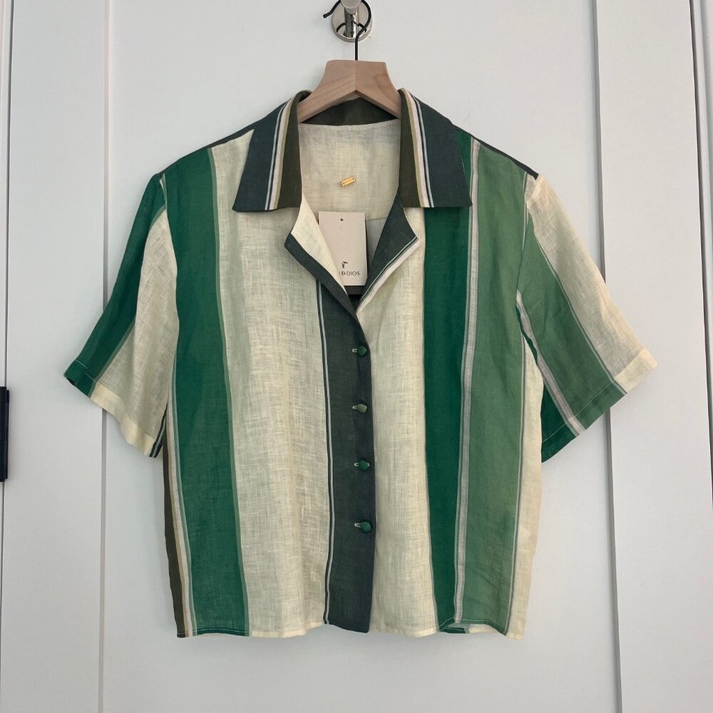Juan De Dios Tomaso Linen Shirt NWT